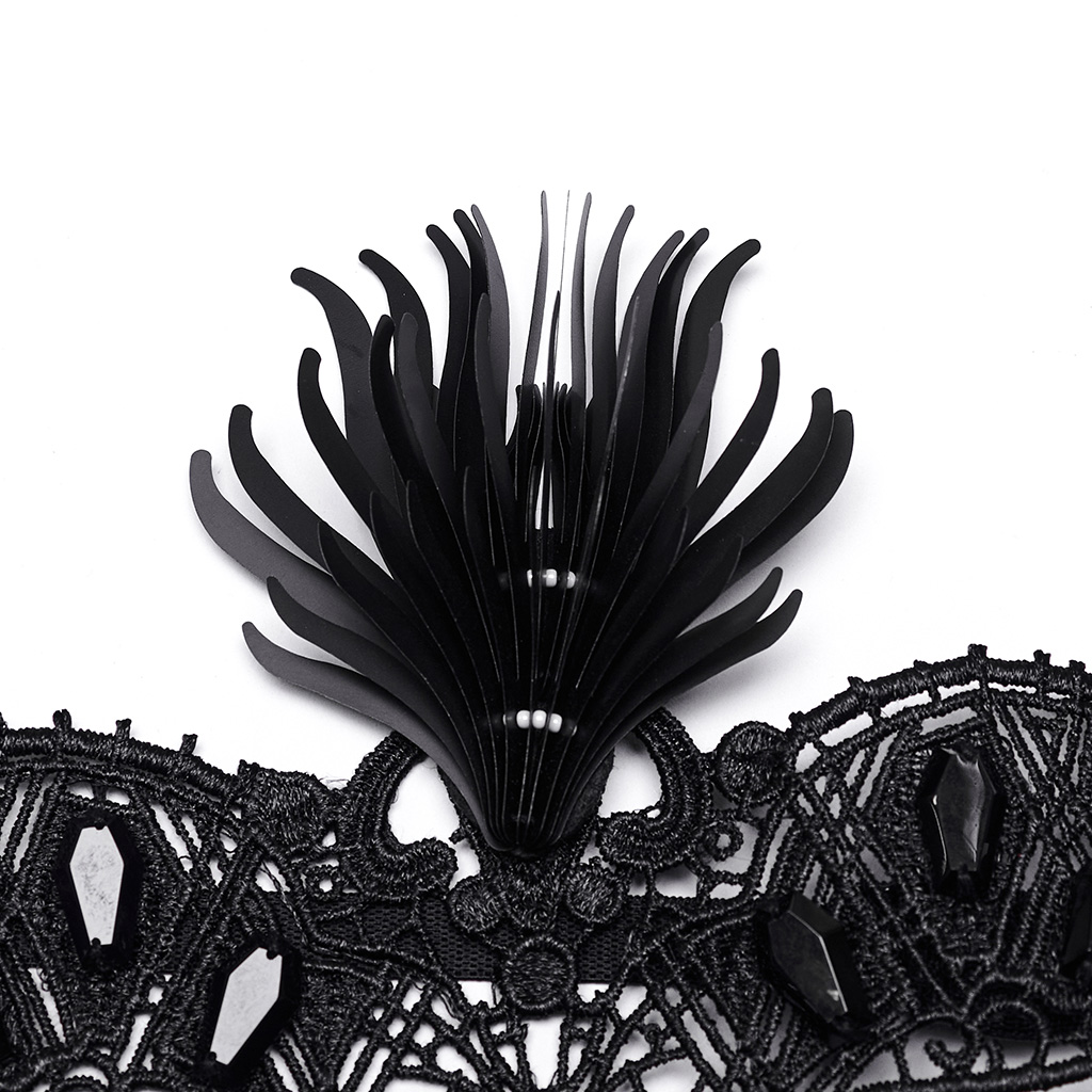 Galaxy Gossamer - Gothic Venetian Mask with Tassels